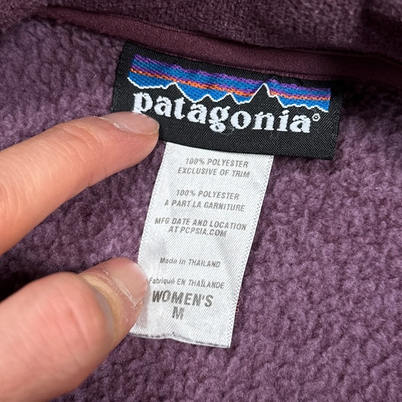 Patagonia Better Sweater Full Zip Fleece Jacket Purple Womens Medium - Picture 8 of 9